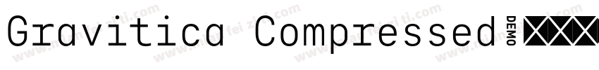 Gravitica Compressed字体转换